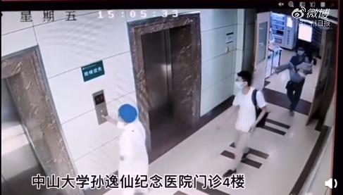 帅！广州医生抱患者1分钟跑下4层楼送急救