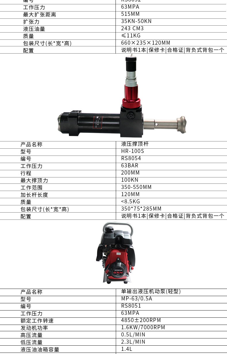 轻便型液压破拆工具组(图6)