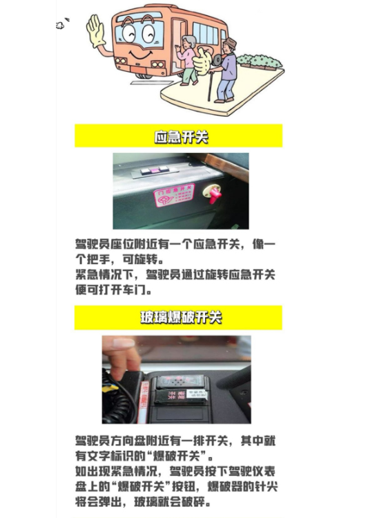 公交车应急装备小科普